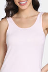 Zivame Naturally Dyed Knit Cotton Camisole - Pink Salt — thumbnail 5